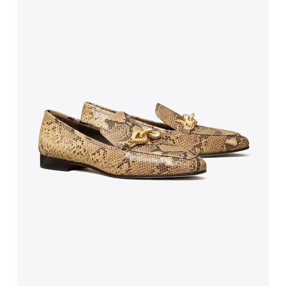 Tory Burch Jessa Loafer Size 8 Horse Buckle - Picture 1 of 13
